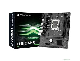 MAXSUN MS-Challenger H610M-R (Socket 1700, mATX, 2*DDR4, VGA+HDMI, 3*SATA3, 1*M.2, 1*PCIEx16/1*PCIEx1, 4*USB 2.0, 2*USB 3.2 Gen1, LAN 1*1G, RTL)