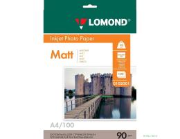 LOMOND 0102001 Матовая бумага 1х A4, 90г/м2, 100 листов 