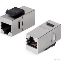 Cabeus CA-KJ-8p8c-C5e-SH Проходной адаптер формата Keystone, RJ45-RJ45 (8p8c), категория 5е, экранированный