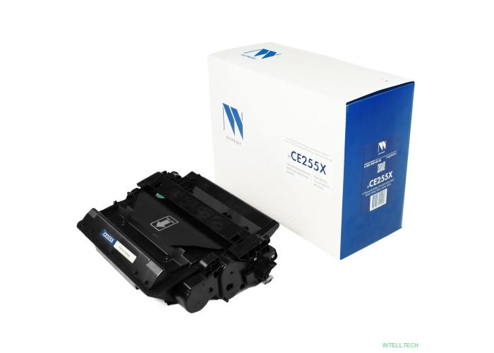 NVPrint CE255X Картридж для принтеров LaserJet P3015, черный, 12500 стр. 