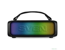 SVEN PS-235, черный (12 Вт, TWS, Bluetooth, FM, USB, 1500мА*ч)