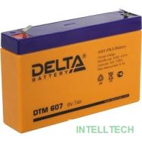 Delta DTM 607 (7 А\ч, 6В) свинцово- кислотный аккумулятор  