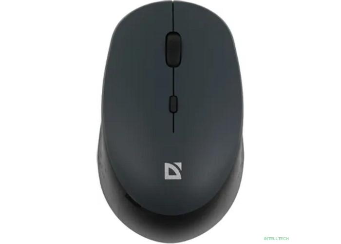 Defender Auris MB-027 { Беспроводная оптическая мышь,серый,4D,800-1600dpi,бесшумн } [52029]