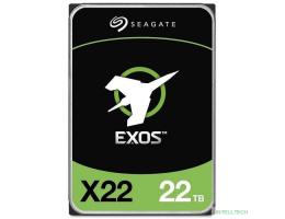 22TB Seagate Exos X22 (ST22000NM000E) {SAS 12Gb/s, 7200 rpm, 512mb buffer, 3.5"}