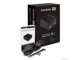 Exegate EX297233RUS Блок питания 850W 80 PLUS® GOLD 850VSP FC (ATX3.0, APFC, КПД 90% (80 PLUS GOLD), 120mm fan, 24pin, 2x(4+4)pin, PCIE5.0/12VHPWR, 4xPCI-E, 6xSATA, 3xIDE, 1xFDD, Full Cable Management