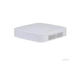 DAHUA DHI-NVR2104-I2 4-канальный IP-видеорегистратор 4K и H.265+, видеоаналитика, входящий поток до 80Мбит/с, 1 SATA III до 10Тбайт