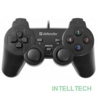 DEFENDER Omega USB, Проводной геймпад, 12 кнопок, 2 стика [64247]