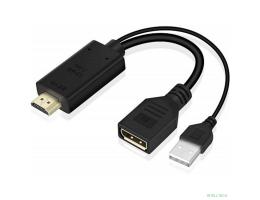 KS-is KS-501 Адаптер HDMI M + USB Type A M на DisplayPort F