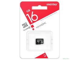 Micro SecureDigital 16GB Smartbuy  Class 10 (без адаптеров) LE SB16GBSDCL10-00LE 