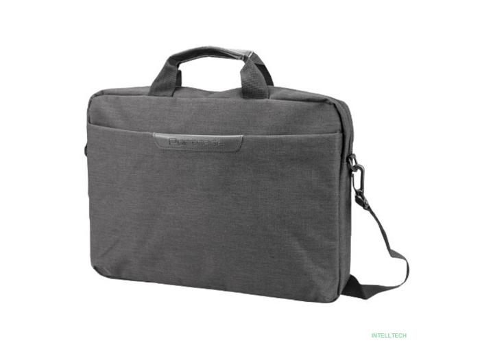 Сумка PORTCASE KCB-161Grey (нейлон, серая до 15,6