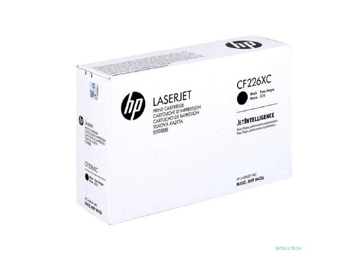 HP Картридж CF226XC/XH Black лазерный увеличенной емкости (9000 стр)  (белая корпоративная коробка)
