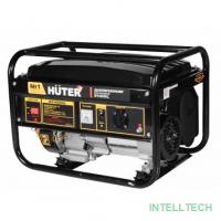 Huter DY4000L 64/1/21 Электрогенератор {четырехтактный, 3000Вт, 220В/50Гц, 78Дб, принудительное охлаждение, бак 15 л, расход бензина 395 г/кВтч, расход масла 6,8, габариты 610х430х460, вес 42 кг}
