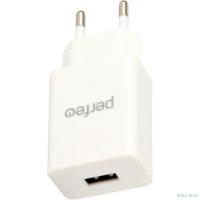 PERFEO Сетевое зарядное устройство с разъемом USB, 1А, белый (I4656)