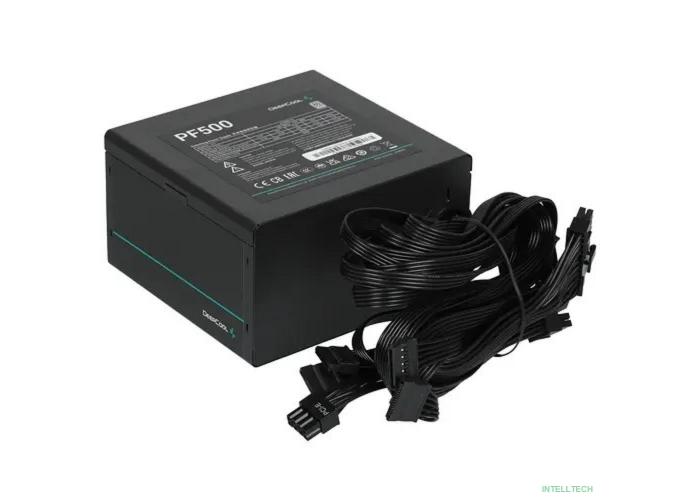 Блок питания Deepcool ATX 500W PF500 80 PLUS  (20+4pin) APFC 120mm fan 6xSATA RTL