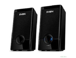 SVEN 318 черный {USB-порт ПК, ноутбука или адаптер 5V DC}