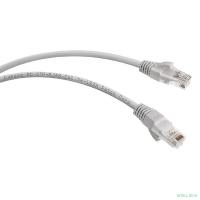Cabeus PC-UTP-RJ45-Cat.5e-5m-LSZH Патч-корд U/UTP, категория 5е, 2xRJ45/8p8c, неэкранированный, серый, LSZH, 5м 