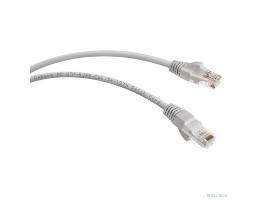 Cabeus PC-UTP-RJ45-Cat.5e-5m-LSZH Патч-корд U/UTP, категория 5е, 2xRJ45/8p8c, неэкранированный, серый, LSZH, 5м 