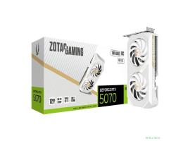Видеокарта ZOTAC GAMING GeForce RTX 5070 Twin Edge OC White Edition 12Gb DDR7 192 bit  2165 /2542  MHz  3*DP/HDMI 2*FAN (ZT-B50700Q-10P) RTL