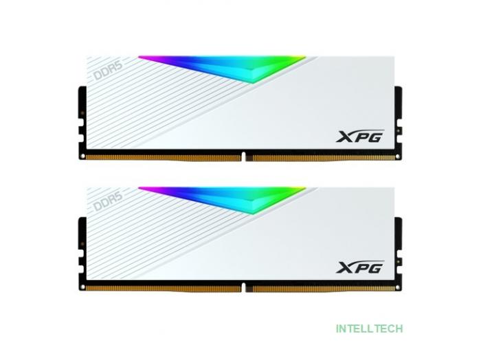 A-data DDR5  XPG LANCER RGB 64GB DDR5-6400 AX5U6400C3232G-DCLARWH, CL32, 1.4V K2*32GB RGB WHITE