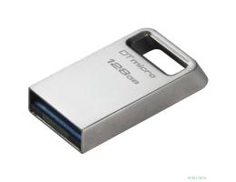 Kingston USB Drive 128GB DataTraveler Micro  USB3.0, серебристый [DTMC3G2/128GB]