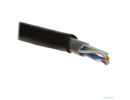 5bites Кабель US5505-305CPE витая пара UTP/SOLID/5E/24AWG/COPPER/PVC+PE/BLACK/OUTDOOR/DRUM/305M