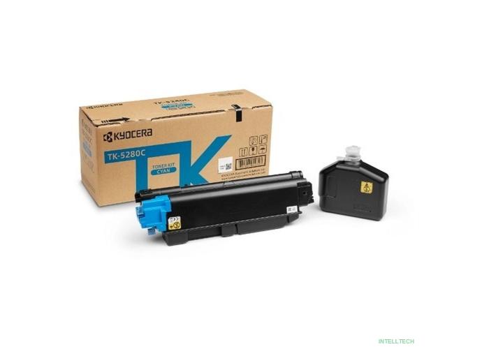 Kyocera-Mita TK-5280C Тонер-картридж,Cyan {P6235cdn/M6235cidn/M6635cidn (11000стр)}