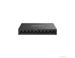 Mercusys MS110CMP Настольный коммутатор с 8 портами PoE+ 10/100 Мбит/c и 2 гигабитными портами