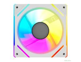 Powercase Вентилятор (M61-12W ARGB) White 120x120x25mm (PWM, 100шт./кор, 4pin PWM (M+F)+ 3pin ARGB (M+F), 600-1500±10% об/мин) Bulk