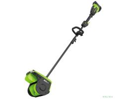 Greenworks Снегоуборщик аккумуляторный GD40SS2, (40V, 30 см, с регулируемым направлением выброса, бесщеточный, с 1хАКБ 5 Ач и ЗУ) [2603107UG]