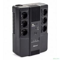 ИБП Бастион SKAT-UPS 800-AI-IN-1x9 {Line-interactive, 800/480Вт, USB/RJ-45, АКБ 1х 9Ач, сверху ЕВРО 3+3, реестр МПТ} (452)