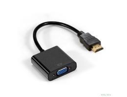 Exegate EX294717RUS Кабель-переходник HDMI-VGA ExeGate EX-HDMIM-VGAF-0.2 (19M/15F, 0,2м)