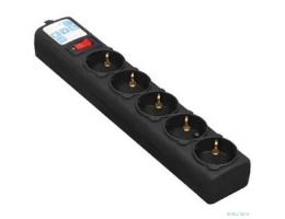 PowerCube Фильтр-удлинитель 1.9м, 5 розеток,10А (SPG5-С2), черный графит