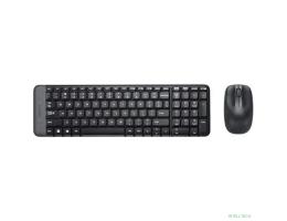 920-003169 Logitech Клавиатура + мышь Wireless Combo MK220 Black USB оригинальная заводская гравировка RU/LAT 