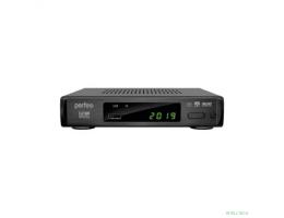 Perfeo DVB-T2/C приставка "LEADER" для цифр.TV, Wi-Fi, IPTV, HDMI, 2 USB, DolbyDigital, пульт ДУ [PF_A4412]
