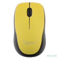 Gembird MUSW-360-LM {Мышь беспроводная, 2.4ГГц, лайм, мини, 3кн, 1000DPI, блистер}