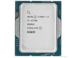 CPU Intel Core i7-13700 OEM {S1700, 2100MHz up to 5200MHz/24Mb+30Mb, 16C/24T, Raptor Lake, 10nm, 65-180W, UHD770}