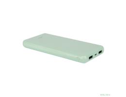 Perfeo Powerbank COLOR VIBE 10000 mah + Micro usb /In Micro usb /Out USB 1 А, 2.1A/ Mint (PF_D0165)