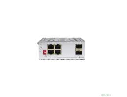 ORIGO OI2206P/120W/A1A Промышленный неуправляемый PoE-коммутатор 4x1000Base-T PoE+, 2x1000Base-X SFP, PoE-бюджет 120 Вт