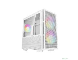 Корпус MiniTower Deepcool CH360 white (mATX, без БП, ARGB, USB3.2 Type-A + USB3.2 Type-C) (R-CH360-WHAPE3-G-1)