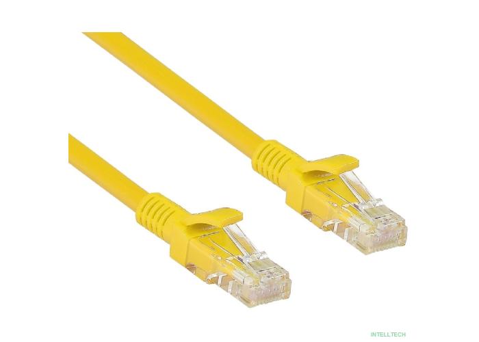 Exegate EX172880RUS Патч-корд UTP-RJ45-RJ45-5e-0,5M-YL, UTP, cat.5e, 0.5м, желтый