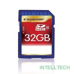 SecureDigital 32Gb Silicon Power SP032GBSDH010V10 {SDHC Class 10}