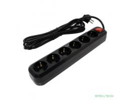 5bites SP6B-330 Сетевой фильтр 6S / 3*1.5MM2 / 16A / ABS / 3M / BLACK