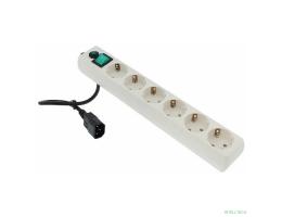 Гарнизон Сетевой фильтр EHW-0 0,5 м 6 розеток белый для UPS