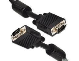 Gembird/Cablexpert CC-PPVGA-10M-B, Кабель VGA Premium , 15M/15M, 10м, черный, тройной экран, феррит.кольца