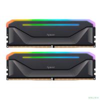 Оперативная память Apacer  DDR5  32GB  6000MHz DIMM NOX RGB Black Gaming Memory CL38 1.35V Kit (2x16GB) (Retail) 2048*8  Heat Sink (Retail) 3 years (AH5U32G60C622NBAA-2)