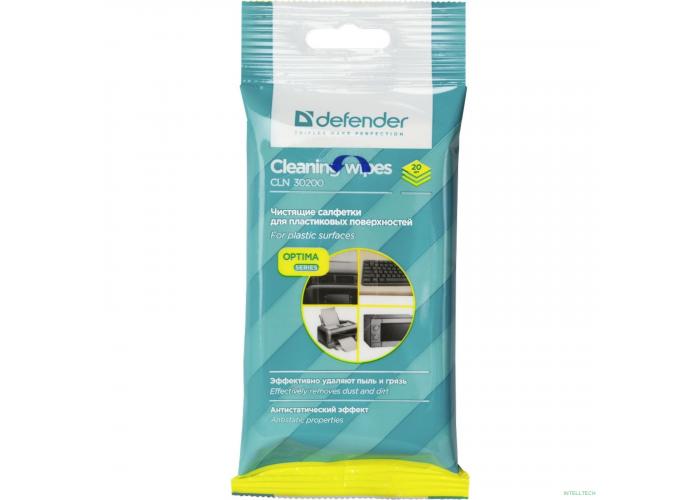 DEFENDER Салфетки CLN 30200 универсальные в мягкой упаковке, 20шт.