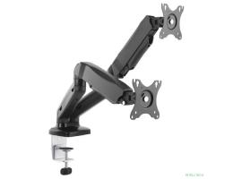 ONKRON G160 чёрный {Для двух экранов с диагональю 13"-32" Допустимая нагрузка: 2 x  (2-8 кг) VESA: 75x75, 100x100 мм}