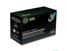 CACTUS CE255XS Картридж (CS-CE255X-MPS) для принтеров  LaserJet P3015, черный, 15000 стр.