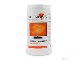 Konoos KBF-100ECO Салфетки для ЖК-экранов в банке, 100 шт.