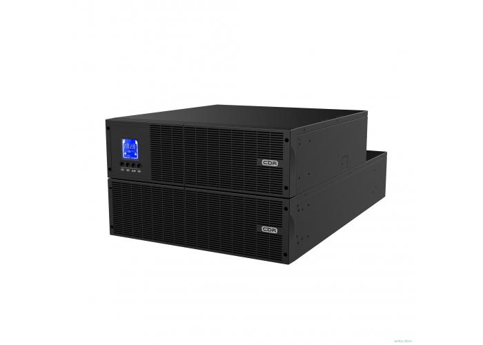 ИБП CBR ESSENCE ESN-6000 RT [Online 6000 VA / 6000 W, Rack, 2 x C13, 4 x C19, 1 x TB + SA50, LCD, HID-USB, RS232, EPO, SNMP slot] (ESN-6KRT-6I-LCHERSC)